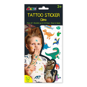 סט קעקועים מעוצבים לילדים 52 יח