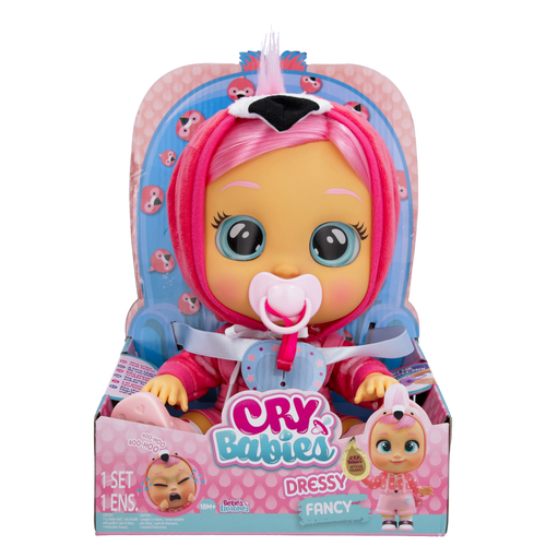 בובה אינטראקטיבית בוכה ומזילה דמעות מסדרת Cry Babies Dressy - פנסי 1