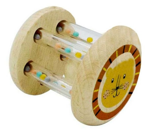רעשן חיות מעץ לתינוק (מגוון צבעים) 1