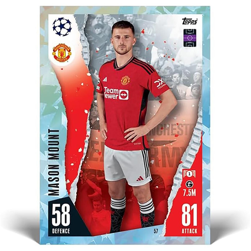 חבילת 12 קלפי כדורגל מאץ' אטאק Match Attax ליגת האלופות 2023/2024 4