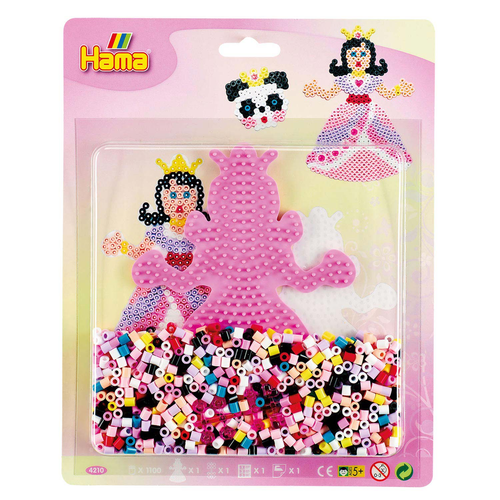 לוח גיהוץ + 1100 חרוזי גיהוץ קטנים - נסיכה 1
