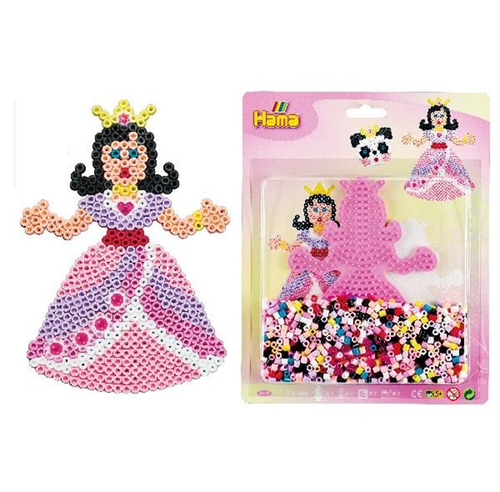 לוח גיהוץ + 1100 חרוזי גיהוץ קטנים - נסיכה 2