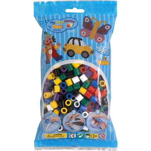 חרוזי גיהוץ גדולים שקית 500 חרוזים - צבעוני 1