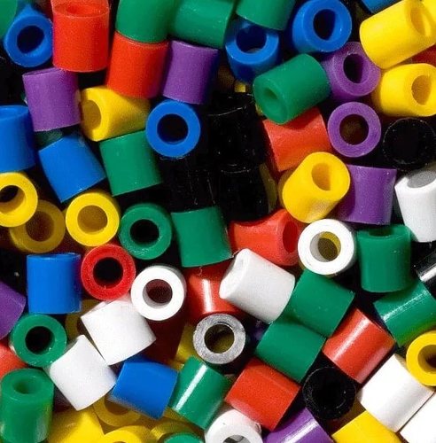 חרוזי גיהוץ גדולים שקית 500 חרוזים - צבעוני 2