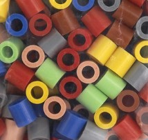 חרוזי גיהוץ גדולים שקית 500 חרוזים - צבעוני ופסטל 2