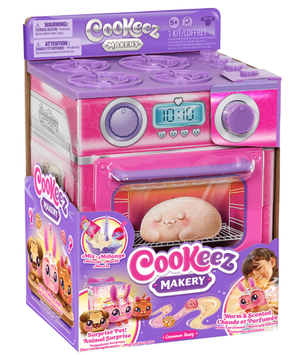 קוקיז Cookeez Makery: תנור לאפיית בובת פרווה אינטראקטיבית - ורוד 4