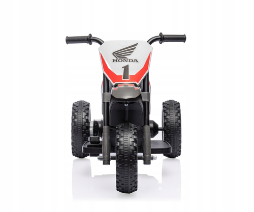 בימבה אופנוע ממונעת דמוי הונדה Honda CRF-450R 6V עם גלגלי עזר, מונע התהפכות ואפקטים קוליים - שחור 2