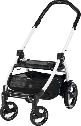 שלדת עגלת BOOK PLUS S 51 עם גלגלים בולמי זעזועים - לבן / שחור 1