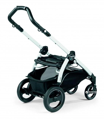 שלדת עגלת BOOK PLUS S 51 עם גלגלים בולמי זעזועים - לבן / שחור 3