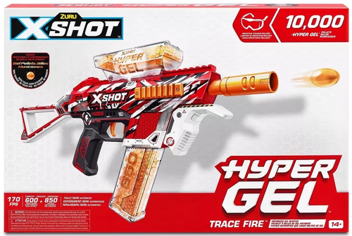 רובה חשמלי אוטומטי לכדורי ג'ל Hyper Gel Fire עם 10,000 כדוריות ג'ל ומשקפי מגן 6