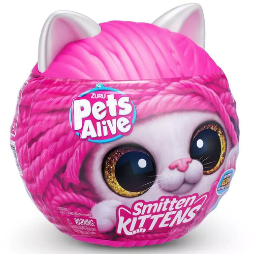 Pets Alive - בובת חתלתול בהפתעה עם 10 אפקטםי קוליים, עיניים זוהרות בחושך ו 5 הפתעות לגלות  1