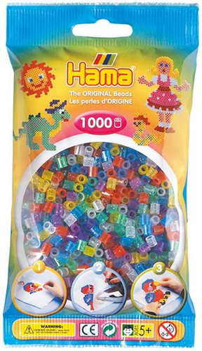 חרוזי גיהוץ 1000 יחידות - נצנצים צבעוני 1
