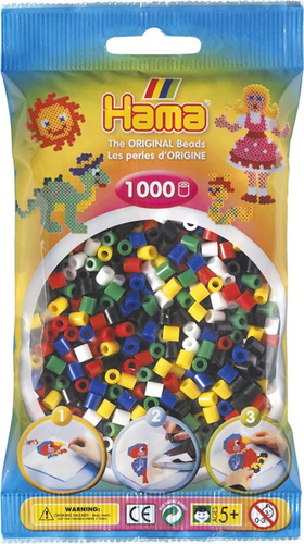 חרוזי גיהוץ 1000 יחידות - צבעוני 1