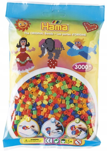 שקית 3000 חרוזי גיהוץ - נאון 1