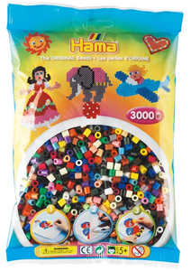 שקית 3000 חרוזי גיהוץ - צבעוני3