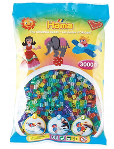 שקית 3000 חרוזי גיהוץ - נצנצים צבעוני