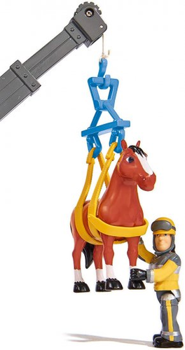 רכב גרר פיניקס עם אורות, נגרר, מנוף, דמות סוס ודמות של סמי 4