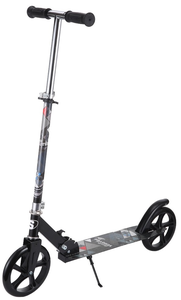 קורקינט אלומיניום עם גלגלים גדולים 20 ס"מ Classic Scooter - שחור