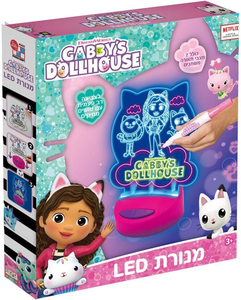 מנורת לילה לצביעה רב פעמית עם 7 מצבי תאורה בית הבובות של גבי