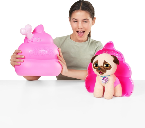 Pets Alive גורי קקי - בובת גור כלבים בהפתעה עם אפקטים קוליים ועושה קקי שמאכילים אותו 3