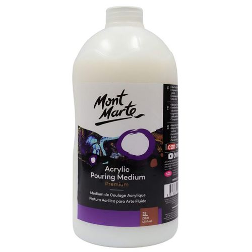 מדיום פורינג אקרילי 1000 מל Mont Marte Pouring