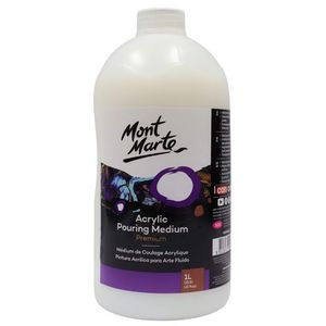 מדיום פורינג אקרילי 1000 מל Mont Marte Pouring