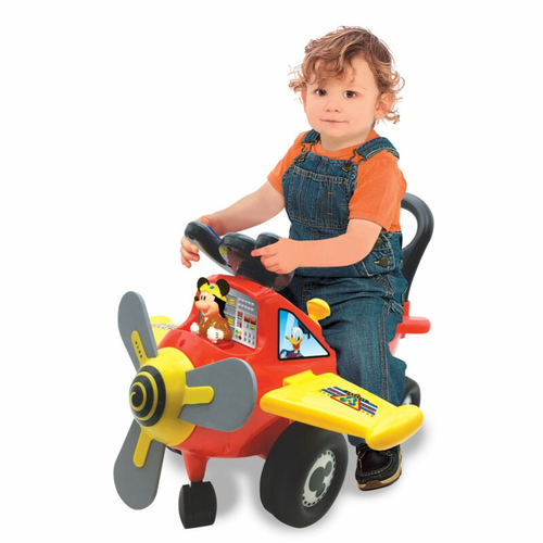 בימבה מטוס 2 ב 1 מנגנת ומאירה - מיקי מאוס 2