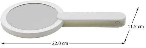 מראת איפור מתקפלת עם תאורת LED וטעינת USB 3