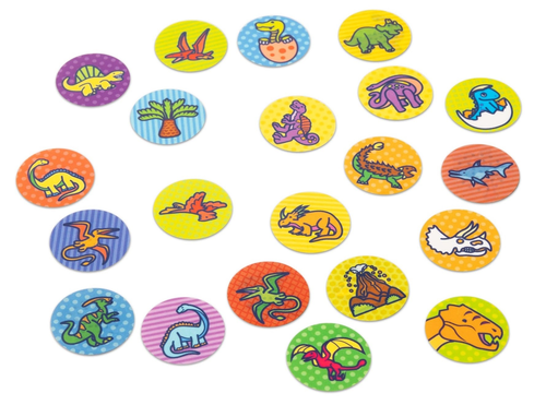 Sticker WOW! סט מילוי 300 מדבקות למכשיר הדבקה אוטומטי - אולי הדינוזאור 2