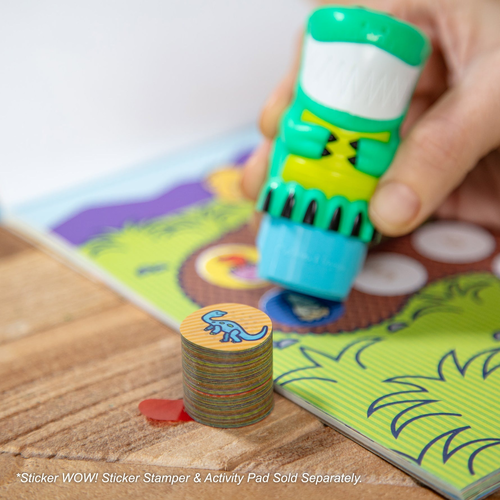 Sticker WOW! סט מילוי 300 מדבקות למכשיר הדבקה אוטומטי - אולי הדינוזאור 6