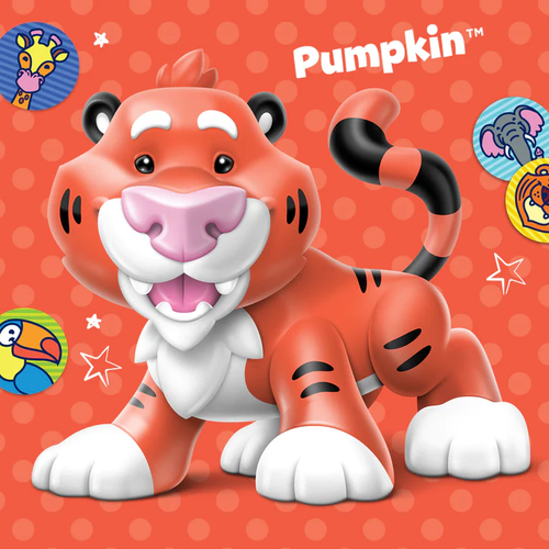 Sticker WOW! סט מילוי 300 מדבקות למכשיר הדבקה אוטומטי - נמר וחיות הספארי 3
