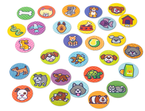 Sticker WOW! סט מילוי 300 מדבקות למכשיר הדבקה אוטומטי - קוקואה הכלב וחיות אחרות 2