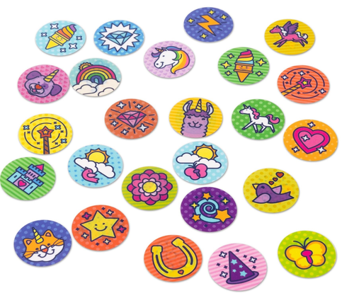 Sticker WOW! סט מילוי 300 מדבקות למכשיר הדבקה אוטומטי - קאפקייק חד הקרן ויצורים קסומים אחרים 2