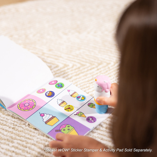 Sticker WOW! סט מילוי 300 מדבקות למכשיר הדבקה אוטומטי - קאפקייק חד הקרן ויצורים קסומים אחרים 5