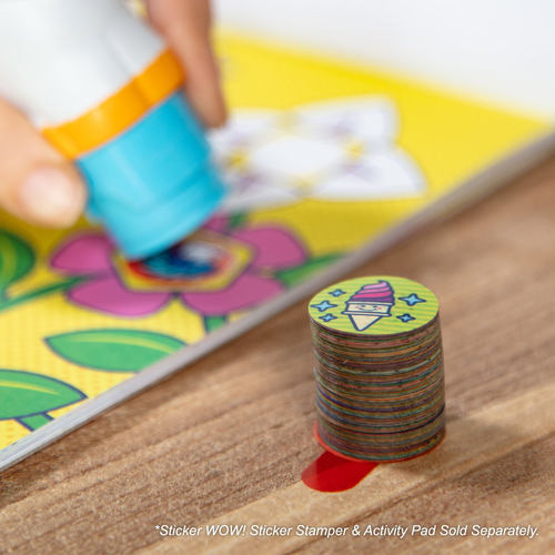 Sticker WOW! סט מילוי 300 מדבקות למכשיר הדבקה אוטומטי - קאפקייק חד הקרן ויצורים קסומים אחרים 6