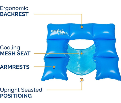 Sling Seat כורסת ים ארגונומית עם ניפוח מהיר במיוחד ורשת קירור 3