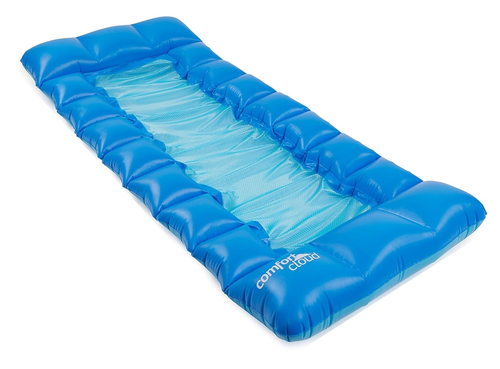 Lounger מזרן ים עם כרית ראש, ניפוח מהיר במיוחד ורשת קירור 1