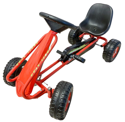 מכונית באגי לילדים עם פדלים וכיסא מתכוונן 1