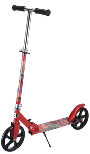 קורקינט אלומיניום עם גלגלים גדולים 20 ס"מ Classic Scooter - אדום