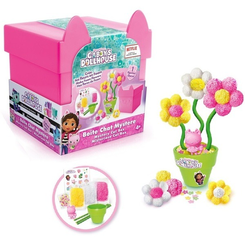 קופסה עם ערכת יצירה בהפתעה Mystery Cat Box בית הבובות של גבי (מגוון צבעים) 2