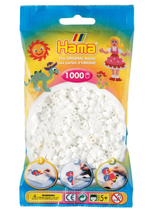 שקית 1000 חרוזי גיהוץ - לבן