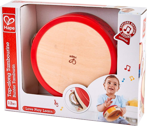 סט 3 כלי נגינה מעץ: תוף מרים, מרקס ורעשן 5