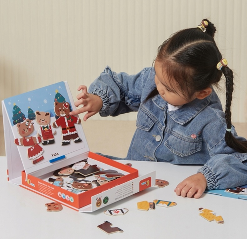 סט הלבשה משפחת הדובונים עם 54 מגנטים 3