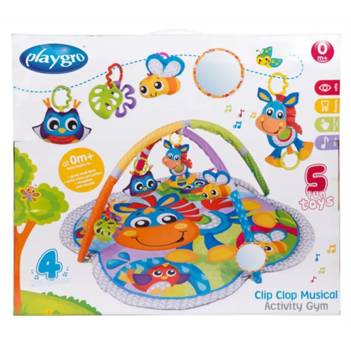 אוניברסיטה לתינוק קליפ קלופ 3 ב 1 עם בובה מנגנת ושלל פעילויות 4