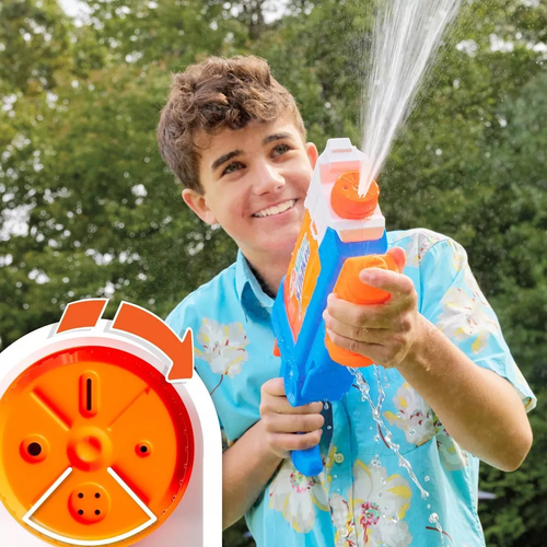 אקדח מים סופר סוקר עם אפשרות ל 4 מתזי מים שונים ומילוי סופר מהיר Super Soaker Flip Fill 2