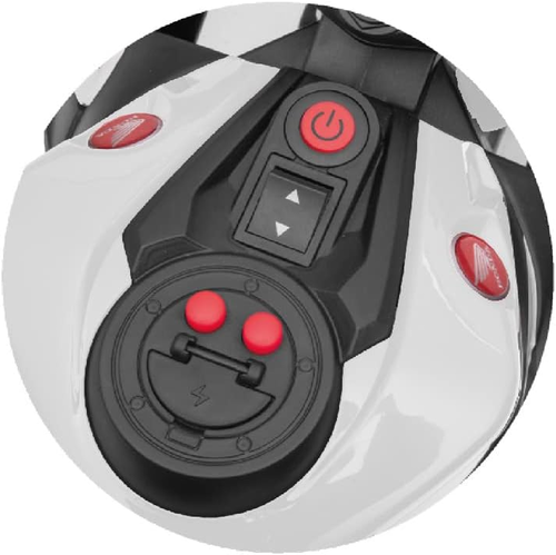 אופנוע ממונע 12V לילדים דמוי הונדה Honda CBR 1000RR עם אורות, קולות מנוע וגלגלי עזר ונסיעה לשני הכיוונים - לבן 7