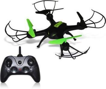 רחפן נטען Wizard Drone עם אורות LED, ג'ירוסקופים ושלט רחוק - ירוק 1