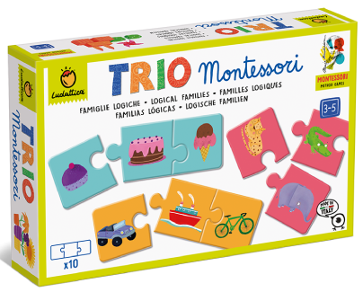 משחק התאמה מונטסורי משפחות לוגיות 30 חלקים - טריו 2