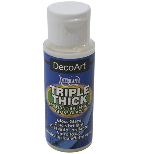 לכה מבריקה טריפל טיק 59 מל DecoArt Americana Triple Thick Gloss Glaze