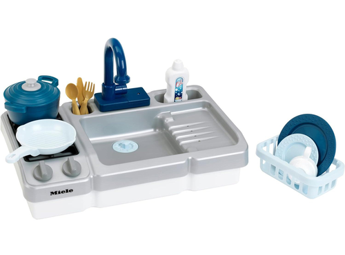 כיור וכיריים MIELE עם ברז מים זורמים למשחקי דמיון 12 חלקים 3
